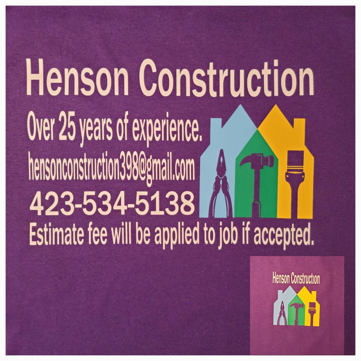 Henson Construction Various Items